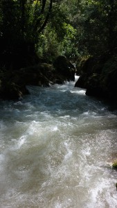 The Rio Azul (Blue River), an important water source for many communities in the mountains.
