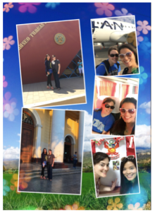 Selfies and pictures we took in Chiclayo and on our way to Lima