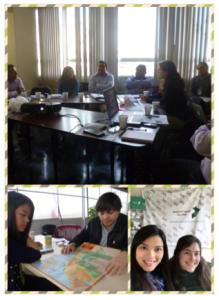 Discussion session KAIs (top) KAI with Innovateperu (bottom left) Selfie at JNC Lima office (bottom right) 